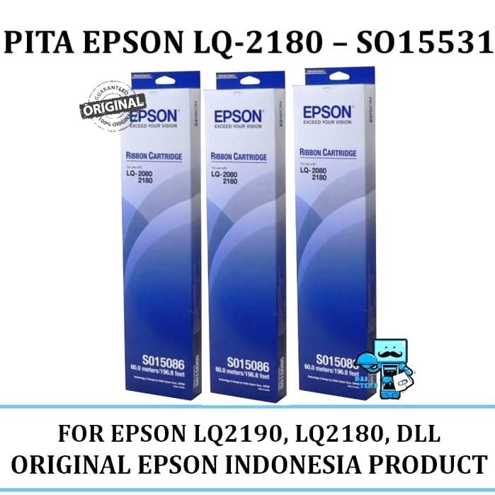 

Ribbon Cartridge Epson Lq-2180- So15531. #Original