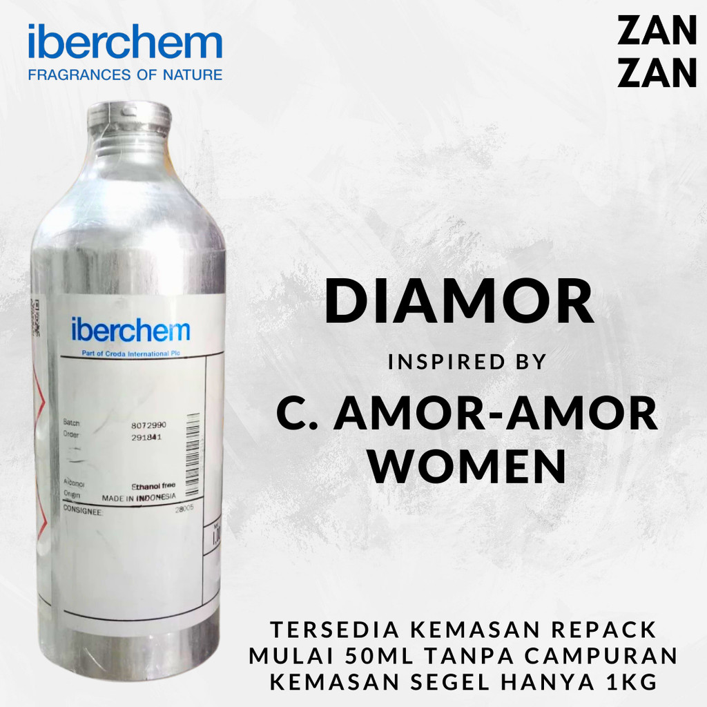 Bibit Parfum DIAMOR Inspired C. AMOR-AMOR WOMEN by Iberchem Kemasan Repack 100ml