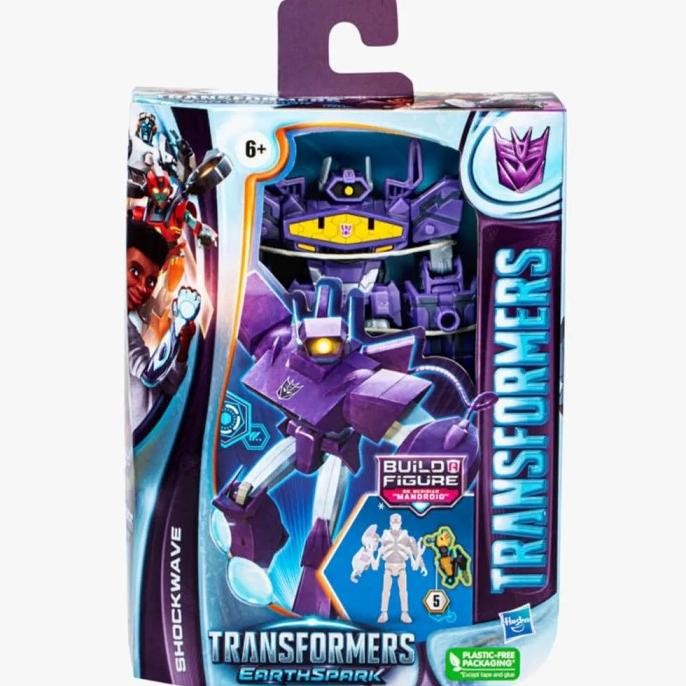 Transformers EarthSpark Deluxe Shockwave BAF Dr. Meridian Mandroid