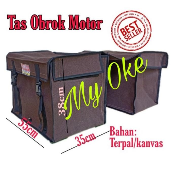 Tas Rengkek Obrok Motor kanvas terpal Samiaji