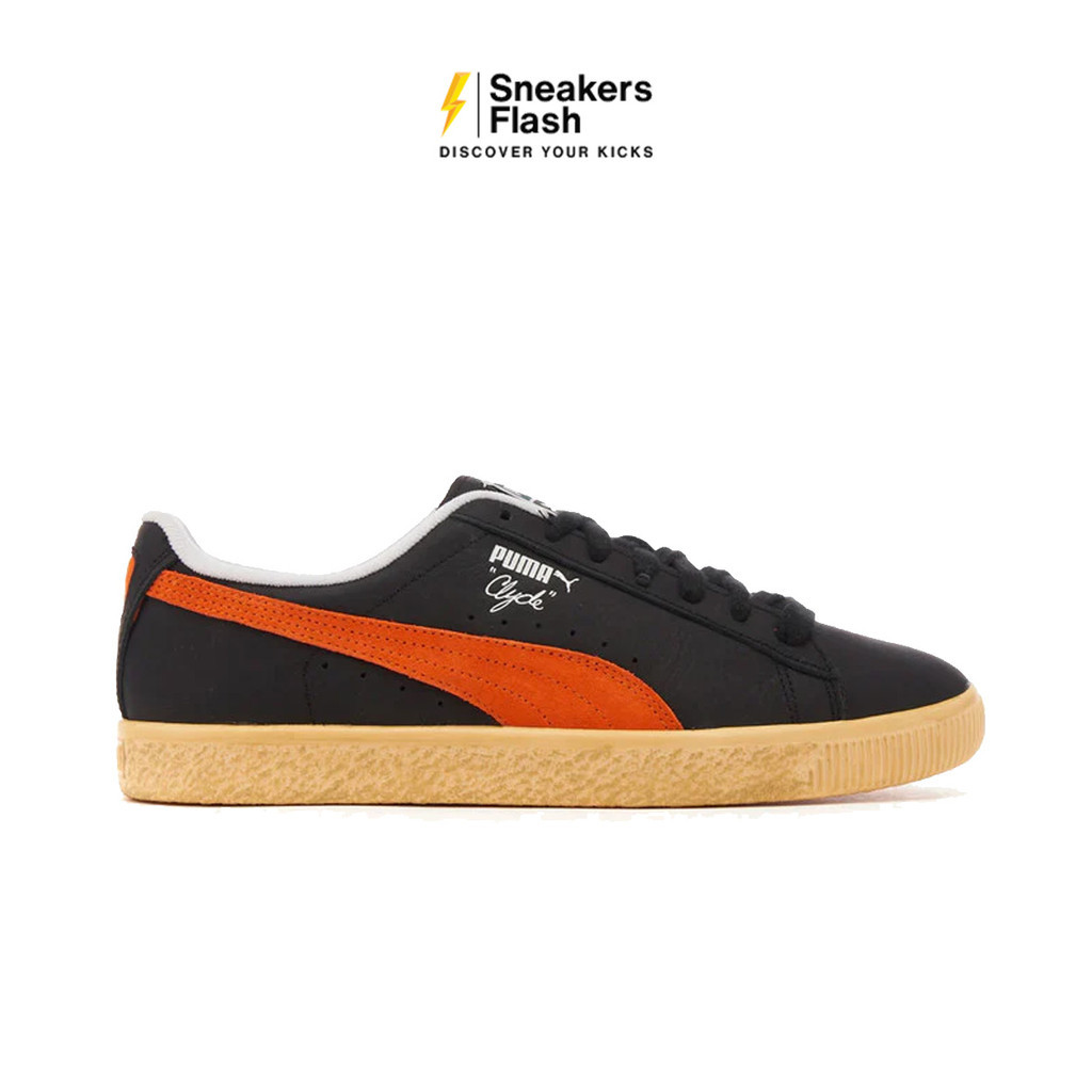 PUMA Clyde Vintage Black Orange Sepatu Sneakers Pria - 39468702 - Size 44
