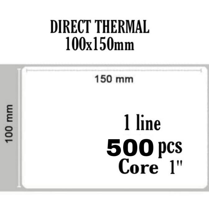 

Sale Label Barcode Thermal 100X150 500 Pcs