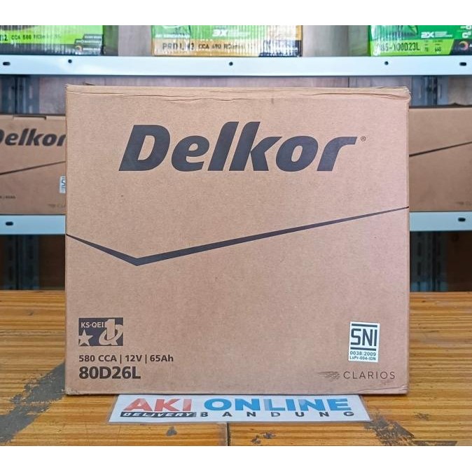 Aki mobil DELKOR NX110-5L 70Ah inova Diesel / Fortuner bensin / Prado