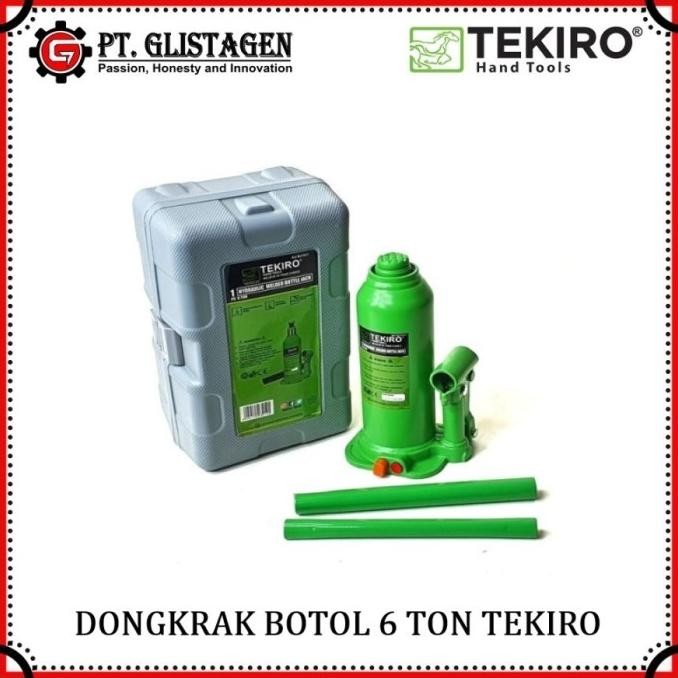 Dongkrak Botol 6 Ton Hydraulic Bottle Jack Dongkrak Mobil Tekiro 6 Ton
