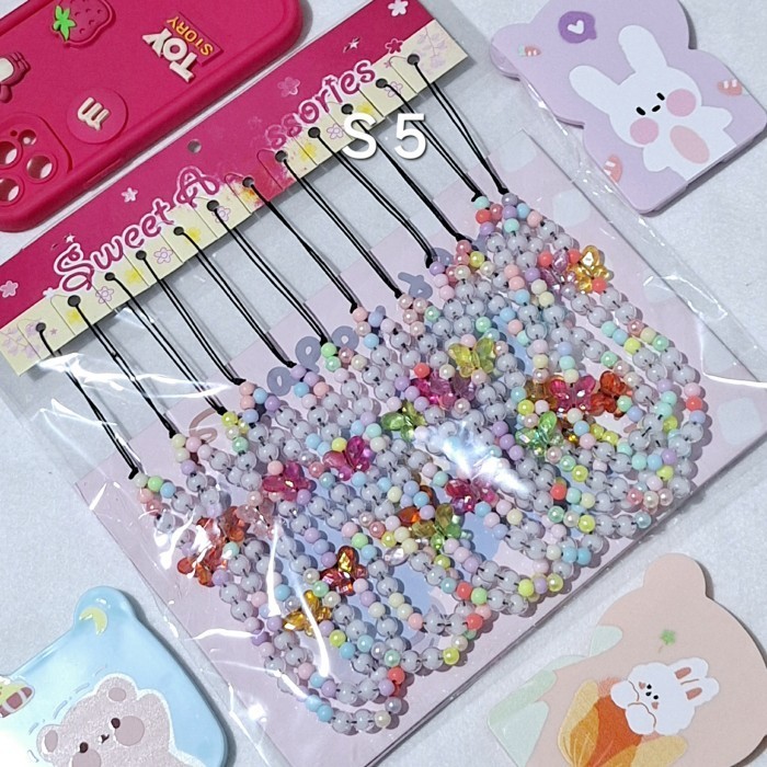 BERKUALITAS Pengqi Shop - [Grosir] 12Pcs/1Lusin Strap Tali Handphone Gantungan Case Handphone