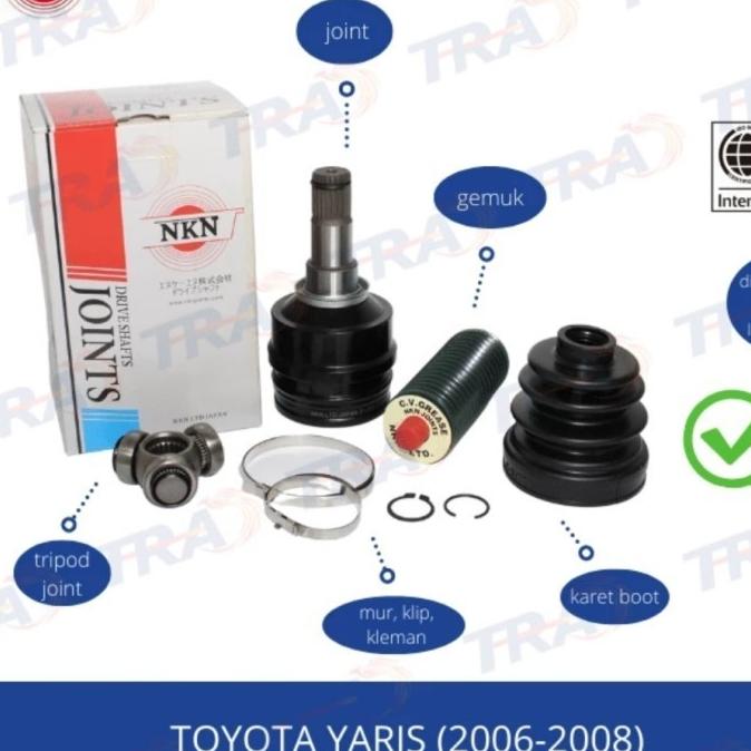 As Roda CV JOINT DALAM TOYOTA SOLUNA VIOS LAMA NKN JAPAN
