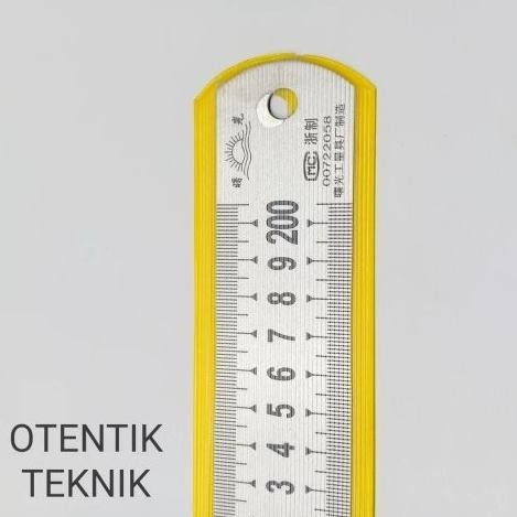 

PENGGARIS BESI 200 CM - 2000 MM - 2 METER - STEEL RULER 80 INCH BPS