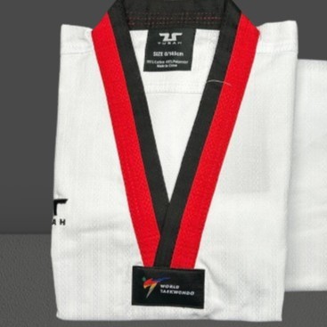 Jual 100% original TUSAH Seragam Taekwondo DOBOK TUSAH baju Taekwondo V neck