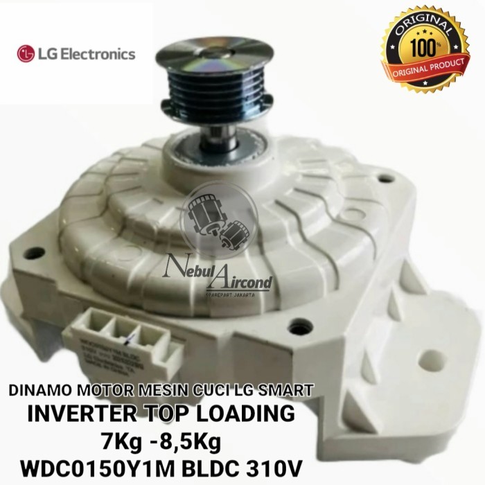 Ready Dinamo Motor Mesin Cuci LG Smart Inverter Top loading 7 Kg -8,5Kg ORI