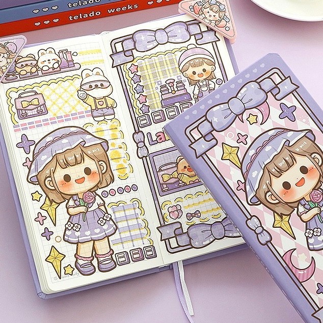 

Buku Jurnal Hardcase Lucu Notebook C Edisi Dodou Girl Saucetld107