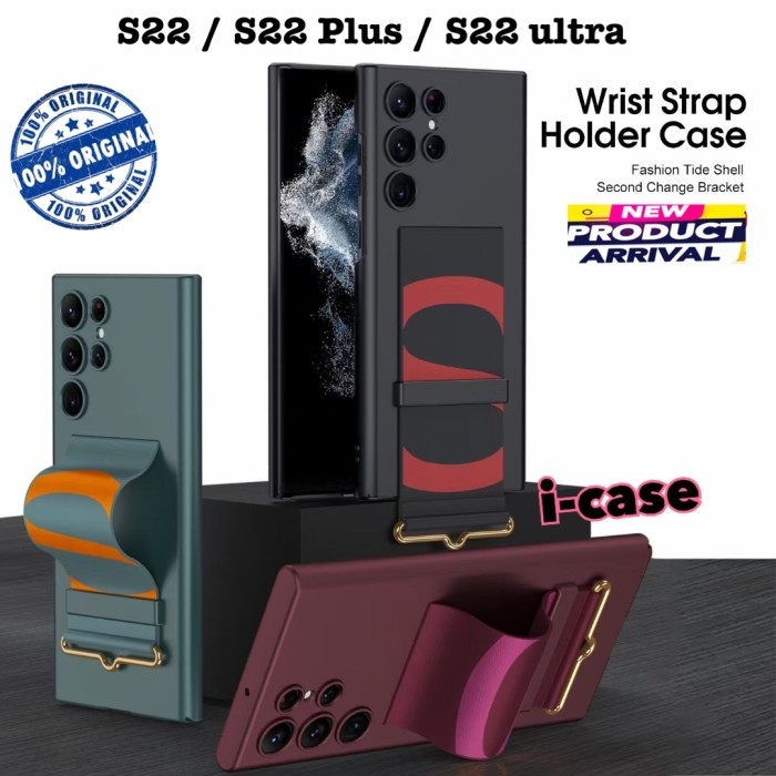 S22 / S22 Plus / S22 Ultra Hard Case With Strap WristBand Samsung S 22