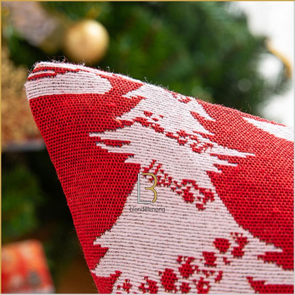 CR - Sarung Bantal Cushion Cover Guling Kursi Sofa Tamu Tema Dekorasi Motif Karakter Santa Claus Cla