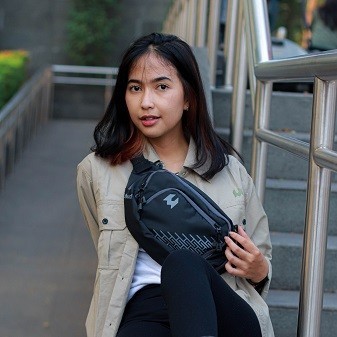 Original Waist Bag Tas Selempang Pinggang Hikemore Schoud Setara Torch Eiger