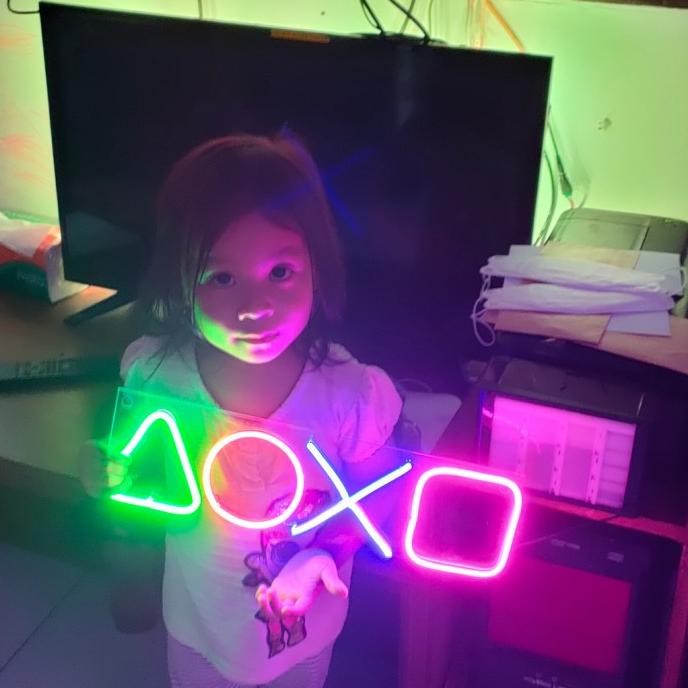 Lampu Hias LED Dekorasi Kamar Icon Game H32S