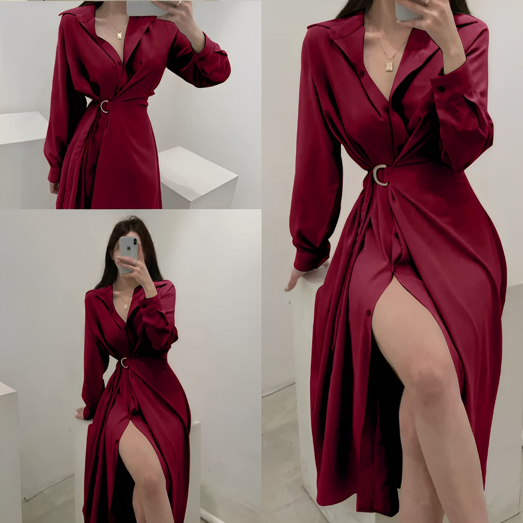 Baju Dress Dewasa Terbaru 2024 Gaun Natal Pesta Pernikahan Dress Wanita Natal Terbaru 2024 Maxydres 