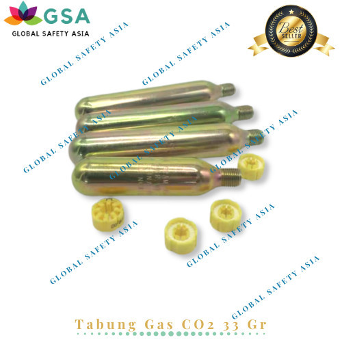 Terlaris Tabung Gas Co2 33Gr Refill For Inflatable Life Jacket + Pill Otomatis