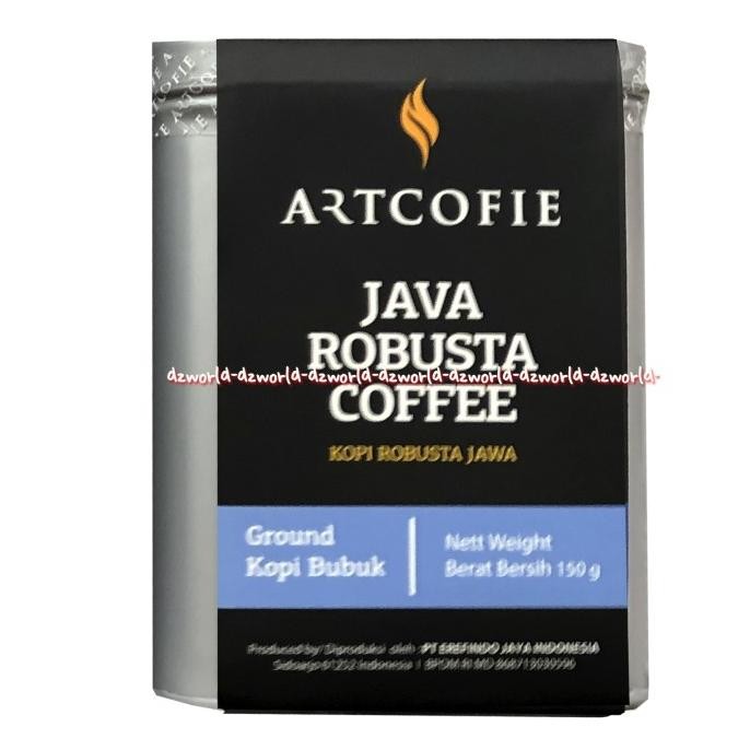 

Artcofie Java Robusta Coffee Kopi Jawa Robusta Bubuk 150gr Art Kopi
