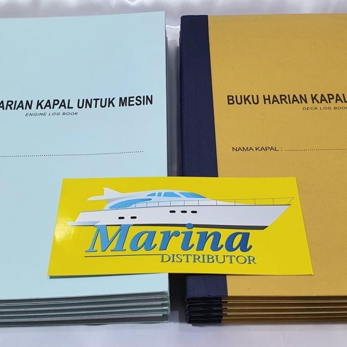 

Jurnal Buku Harian Kapal Untuk Mesin & Dek (Engine & Deck Log Book)