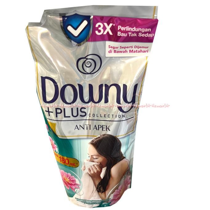 

Downy + Plus Collection 1.35L Anti Lepek Pelembut & Pewangi Pakaian Kosetrat Downi Kemasan Biru Pouc hUntuk Menjemur Dalam Ruangan Refill 3x Pelindung 1350ml
