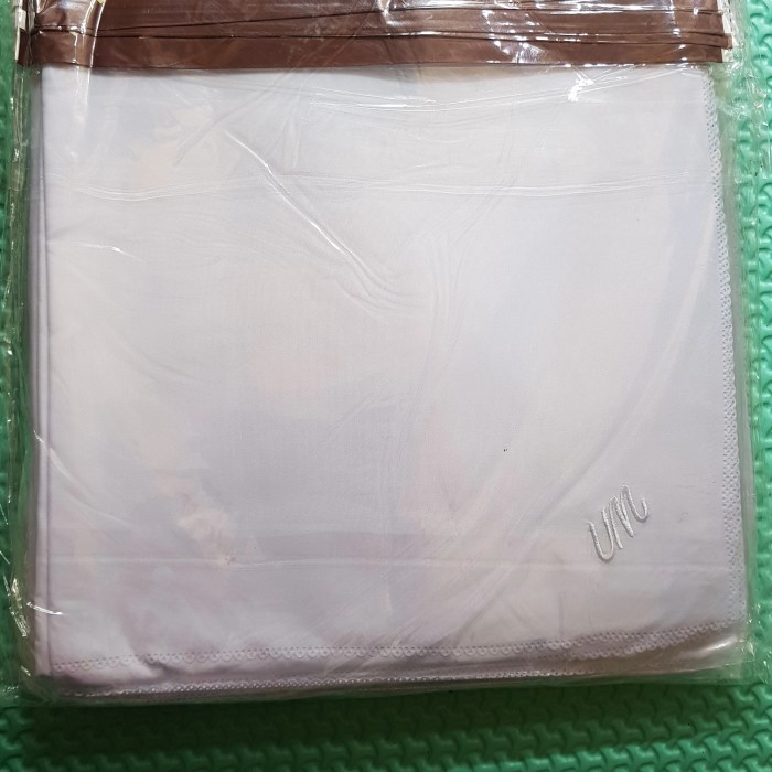 Hijab Segiempat Voal Miracle Umama Lc Putih Bersih N Putih Tulang 110 #Original