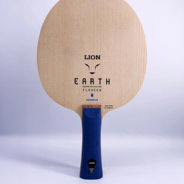 BET PINGPONG TENIS MEJA LION EARTH DEFENSIVE KAYU BUAT BINTIK DAN ANTI