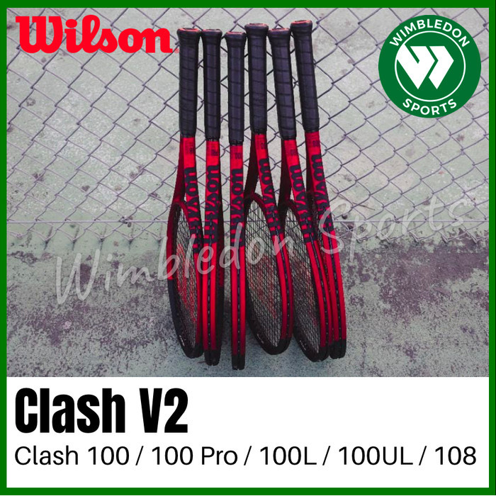 NEW 2022 Raket Wilson CLASH V2 / Raket Tenis Wilson Clash 100 v2 ORI