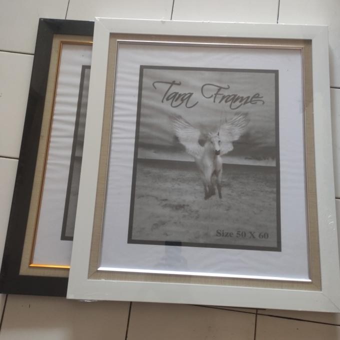 Frame foto Bingkai foto figura foto 20r / 24r 50x60 cm linen [terbaik]