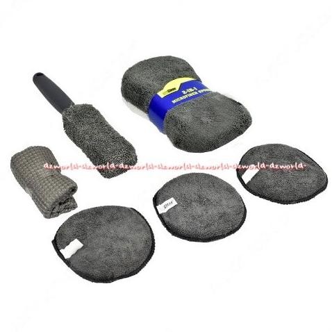 

Proclean Set Spons Pembersih 6pcs Alat Spons Pembersih Mobil Grey Abu