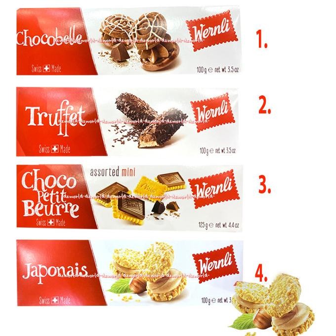 

Wernli Truffet Bricoti Choco Petit 100gr Snack Cemilan Biskuit Swiss