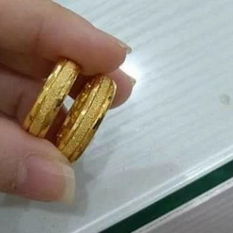 Cincin tunangan couple emas 24k kadar 99