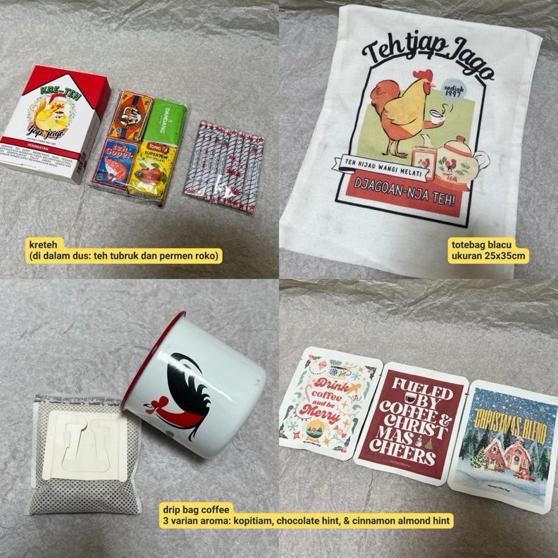 

Murah Hampers Natal Bymakaira | Hampers Christmas Kado Natal Souvenir Natal Teh Gelas Ayam Drip Bag Coffee Totebag Natal | Kado Natal Christmas Gift Hadiah Termurah