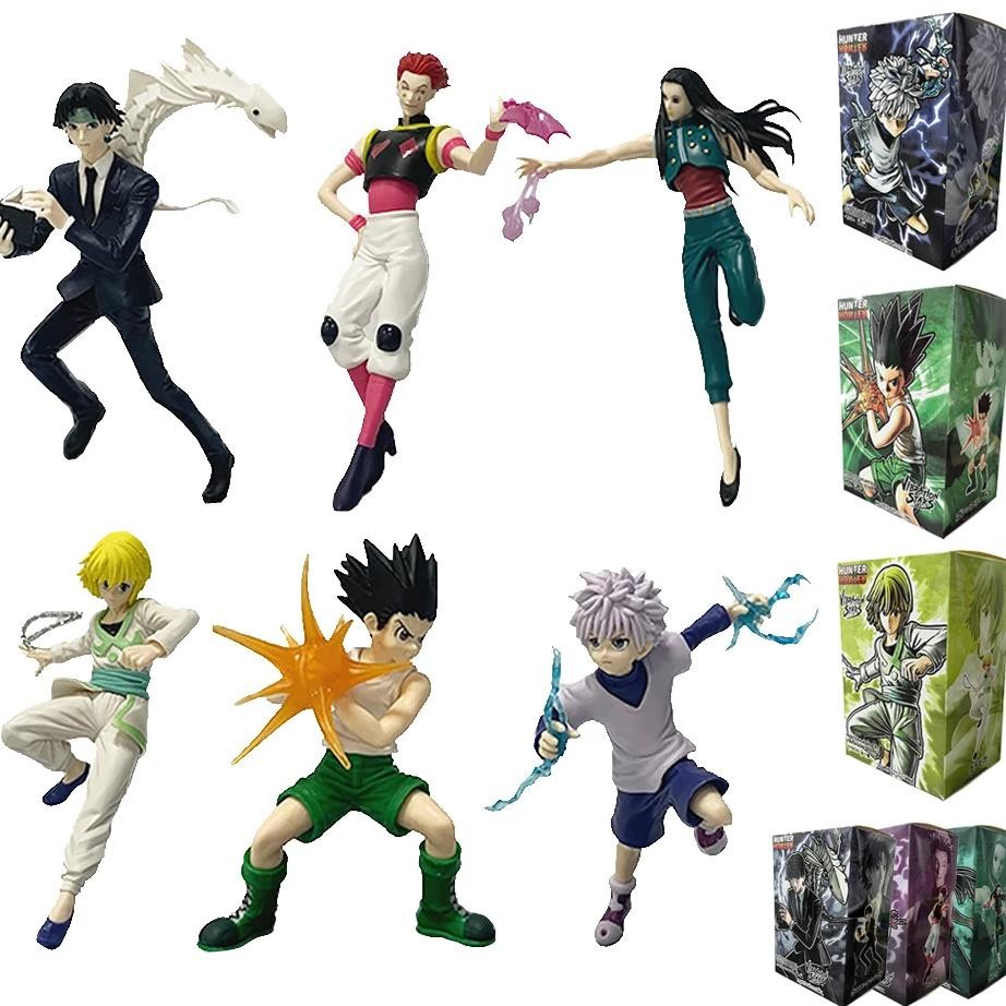 15-23cm hunter x hunter chrollo lucilfer anime figure hisoka  action figure killua zoldyck kurapika 
