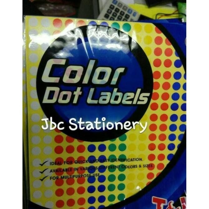 

Top sale Label TOM & JERRY Dot Warna Warni No.97 Bulat 8mm isi 1600