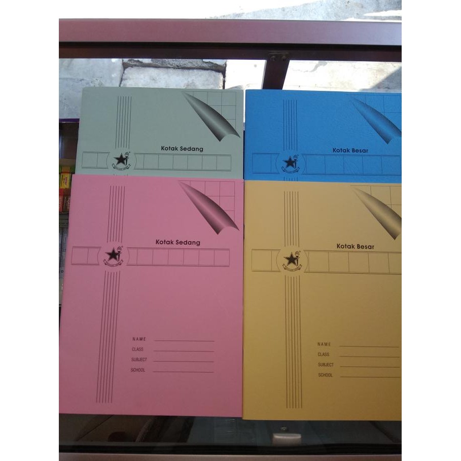 

Best Seller Buku Tulis Kotak sedang / buku kotak besar bintang obor