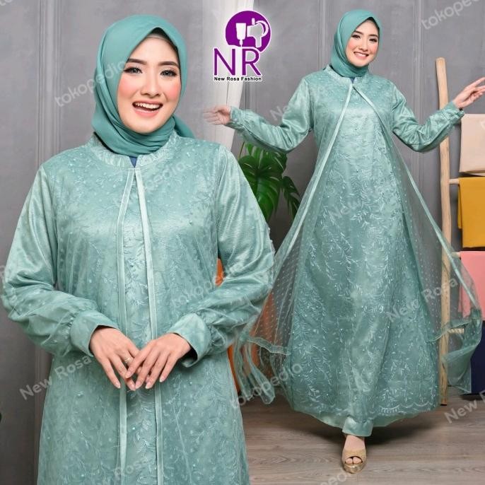 GAMIS TUTU MODEL ROMPI / GAMIS BRUKAT TILE ROMPI / GAMIS BRUKAT MUSLIM