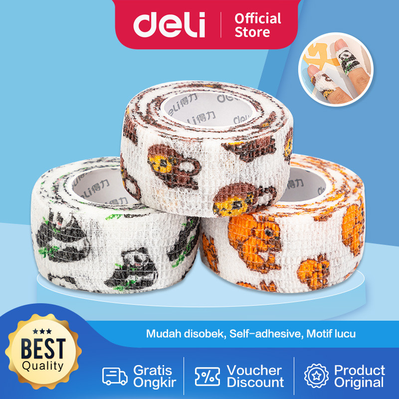 

Deli Tape Pelindung Jari / Finger Tape Anak Lucu Isi 2 JF672