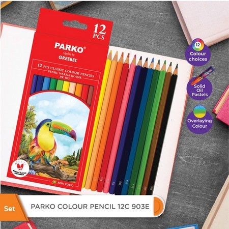 

IH456 PENSIL WARNA GREEBEL PARKO 12 WARNA PANJANG 903E CUCI GUDANG