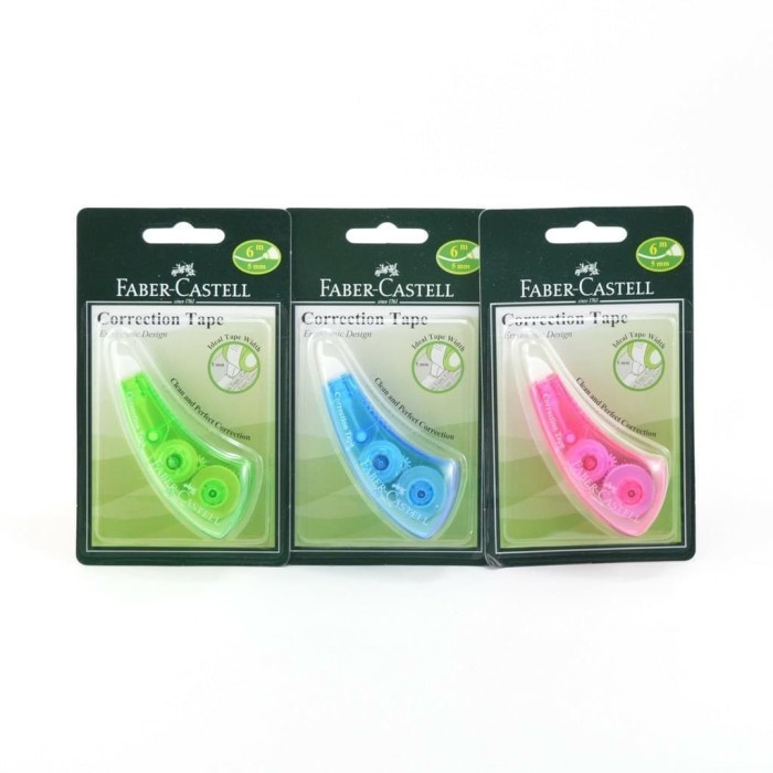 

EX627 Correction Tape ENN 506 Faber Castell / Tipe X Kertas Faber Castell DISKON