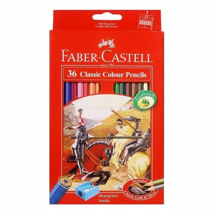 

UI814 Pensil Warna Faber Castell 36 Classic / Free Rautan NEW
