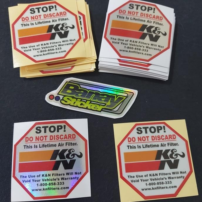 

Sticker K&N Filter Princutt