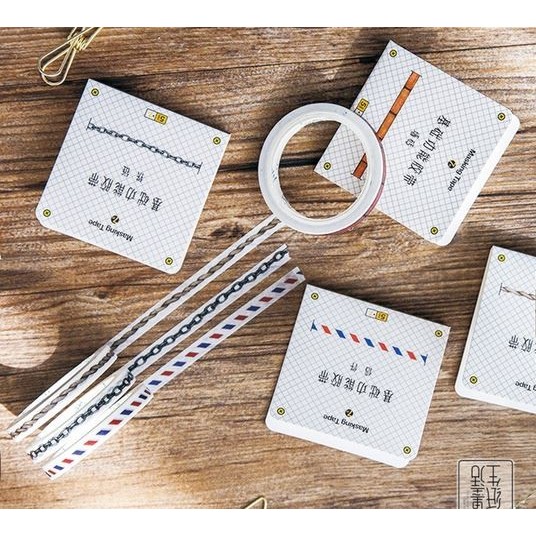 

TF502 Japanese Washi Tape - Planner Deco Tape Series (0,5cmx7m) FREE ONGKIR