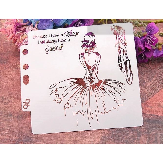 

IH206 Plastic Stencil - Stensil Dekorasi Motif_GTS101 FREE ONGKIR