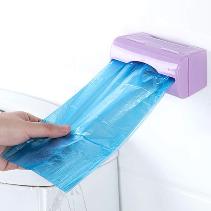 

EJ376 Wall-mounted Plastic Bag Storage Box CUCI GUDANG
