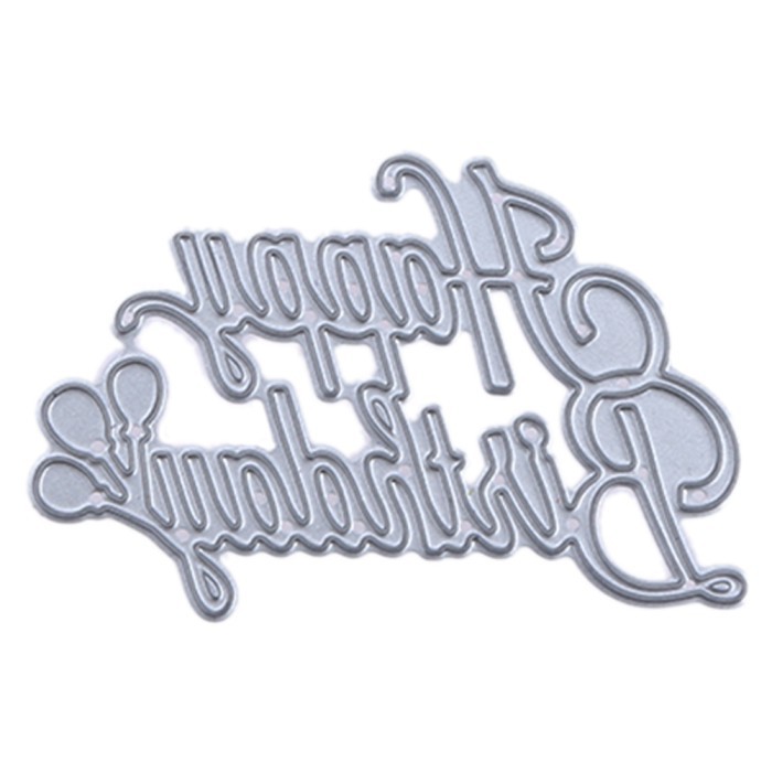 

HN462 Cutting Dies Happy Birthday Card Patern TERMURAH