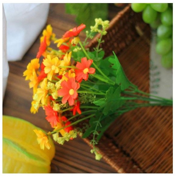 

UP944 Artificial Flower - Daisy Flower Bouquet (28 heads) FREE ONGKIR