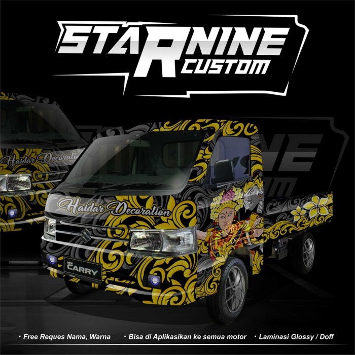 Decal Mobil Pick Up Carry 2020 Sticker Decal Pick Up Carry Batik
