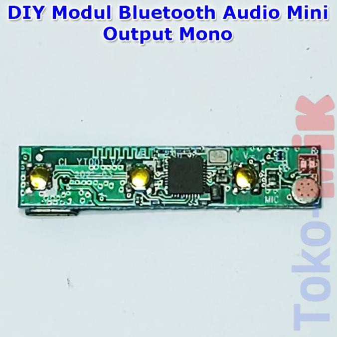 Modul Mini DIY Bluetooth Audio MP3 Receiver HP Audio Output Mono DC 3V - 5V tokmi99 Ayo Order