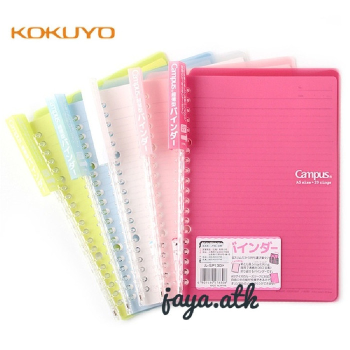 

TERBARU - KOKUYO BINDER NOTE B5 LOOSE LEAF BINDER MULTIRING BINDER NOTE B5 LUCU