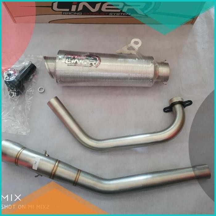knalpot proliner tr1r satria fu carbu tabung besar 11OKTZ4 limited sto