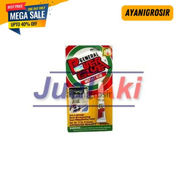 

TERBAIK LEM GENERAL POWER GLUE INSTANT GLUE LEM SERBAGUNA BY AYANI GROSIR !!